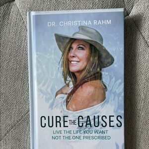 Cure the Causes by Dr. Christina Rahm - White & Teal Hardcover